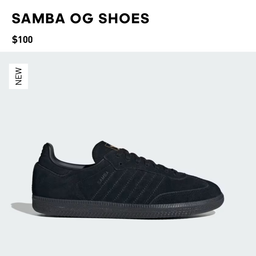 Adidas Samba OG Black Sneakers